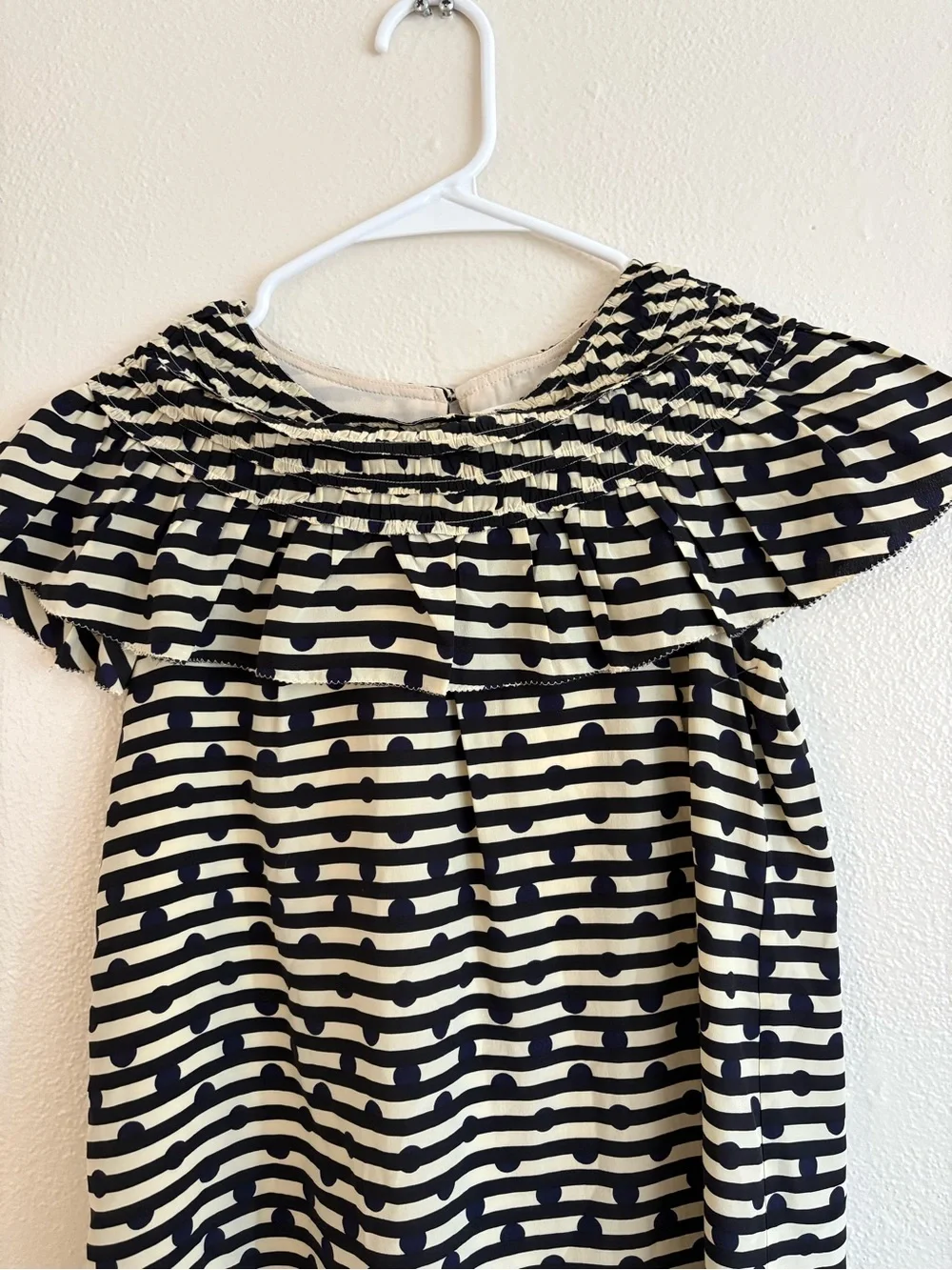Burberry Children Silk Ruffled Lilla Dress